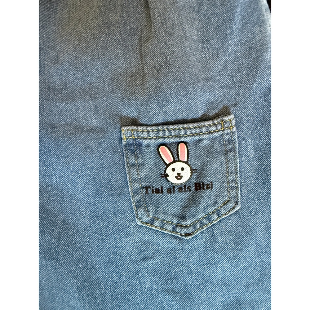 LOLITA IN LONDON‎ Playful Bunny Embroidered Denim Pants - Picture 8 of 10